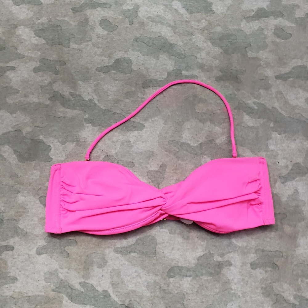 Victoria's Secret Bikini Top Womens Large Pink